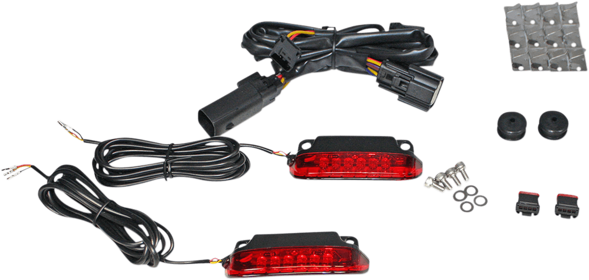 CUSTOM DYNAMICS 2040-2339 Luggage Rack Light Bar - Red