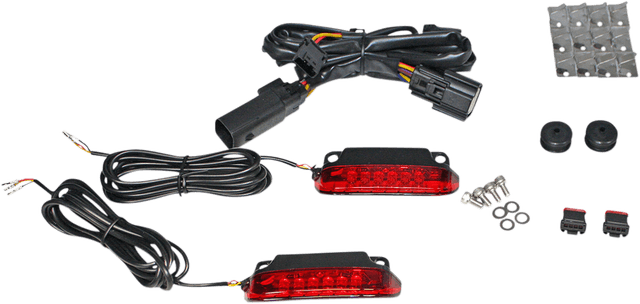 CUSTOM DYNAMICS 2040-2339 Luggage Rack Light Bar - Red