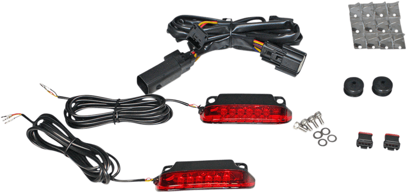 CUSTOM DYNAMICS 2040-2339 Luggage Rack Light Bar - Red
