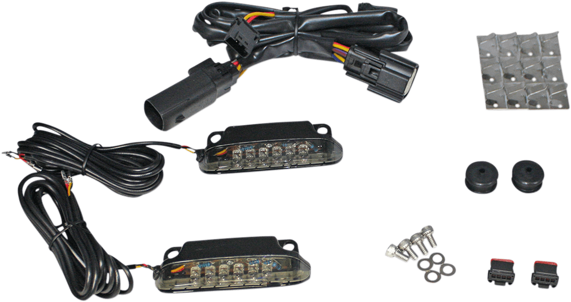 CUSTOM DYNAMICS 2040-2340 Luggage Rack Light Bar - Smoke