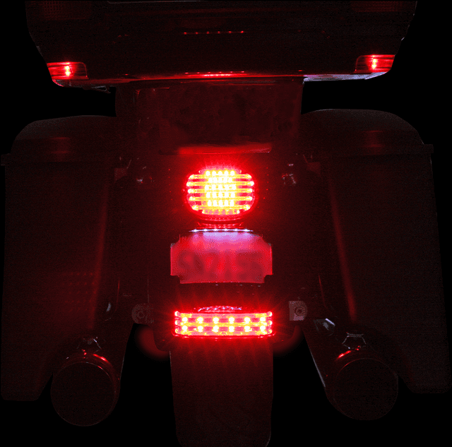 CUSTOM DYNAMICS 2040-2351 Fender Tip Light - LED - Red Lens - Black — image 2 of 2