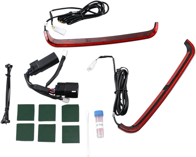 CUSTOM DYNAMICS 2040-2361 Saddlebag Lights - '10-'13 - Red Lens