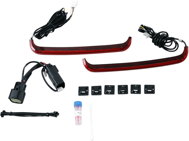 CUSTOM DYNAMICS 2040-2363 Saddlebag Lights - '09-'13 Red Lens