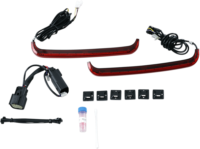 CUSTOM DYNAMICS 2040-2363 Saddlebag Lights - '09-'13 Red Lens