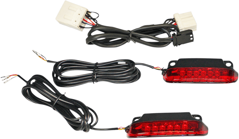 CUSTOM DYNAMICS 2040-2469 Luggage Rack Light Bar - Red