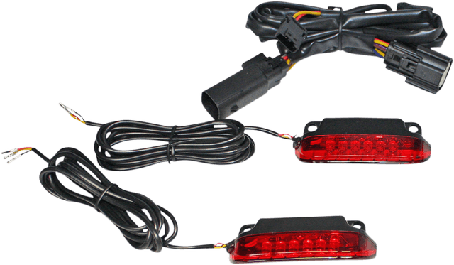 CUSTOM DYNAMICS 2040-2471 Luggage Rack Light Bar - Red