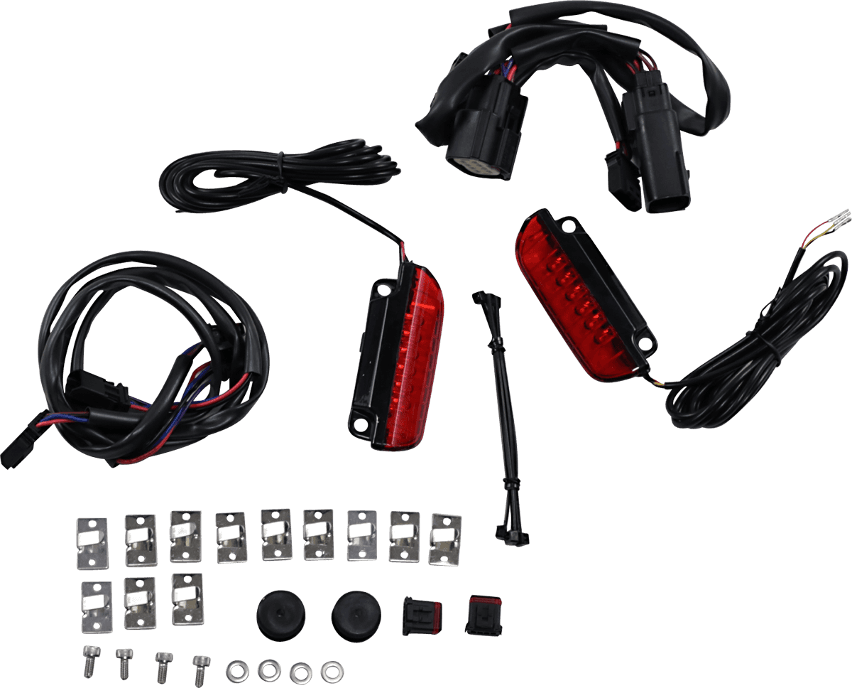 CUSTOM DYNAMICS 2040-2473 Luggage Rack Light Bar - Red