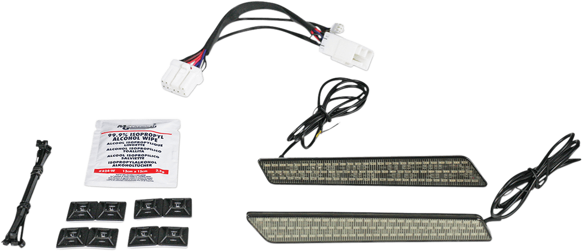 CUSTOM DYNAMICS 2040-2478 Saddlebag Latch Lights - '97-'13 - Smoke
