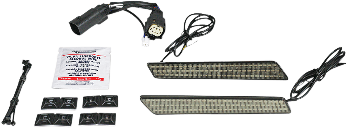 CUSTOM DYNAMICS 2040-2480 Saddlebag Latch Lights - SS6 - Smoke