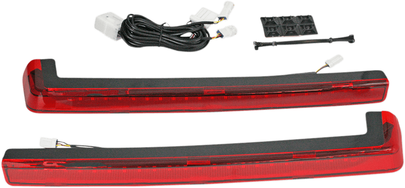 CUSTOM DYNAMICS 2040-2503 LED Run/Brake Tour-Pak® Arms - Red Lens - '06-'13 — image 1 of 2