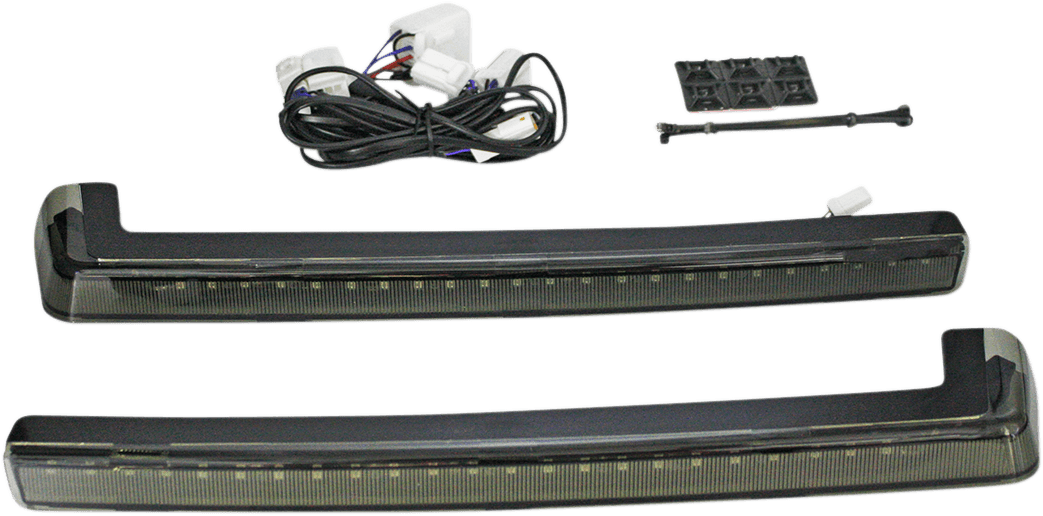 CUSTOM DYNAMICS 2040-2506 LED Run/Brake/Turn Tour-Pak® Arms - Smoke Lens - '06-'13