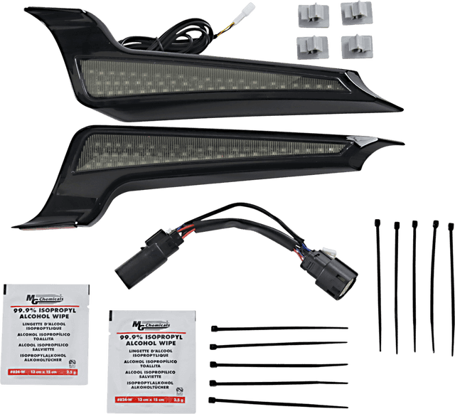 CUSTOM DYNAMICS 2040-2511 Fascia LED Light Panels - Black/Smoke — image 1 of 3