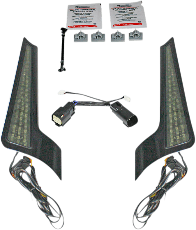 CUSTOM DYNAMICS 2040-2511 Fascia LED Light Panels - Black/Smoke — image 3 of 3