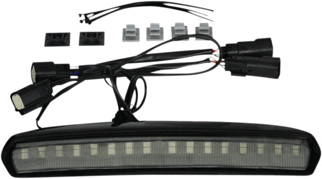 CUSTOM DYNAMICS 2040-2523 Tour Pack Lid Light - Black/Smoke