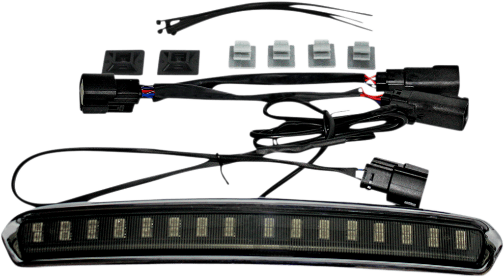 CUSTOM DYNAMICS 2040-2525 Tour Pack Lid Light - Chrome/Smoke
