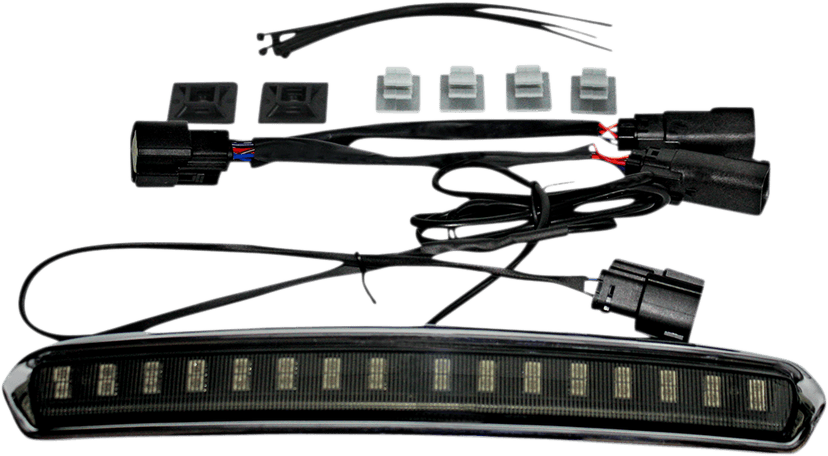 CUSTOM DYNAMICS 2040-2525 Tour Pack Lid Light - Chrome/Smoke