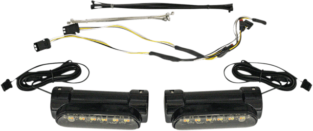 CUSTOM DYNAMICS 2040-2527 Engine Guard Light - Black - FLH — image 2 of 2