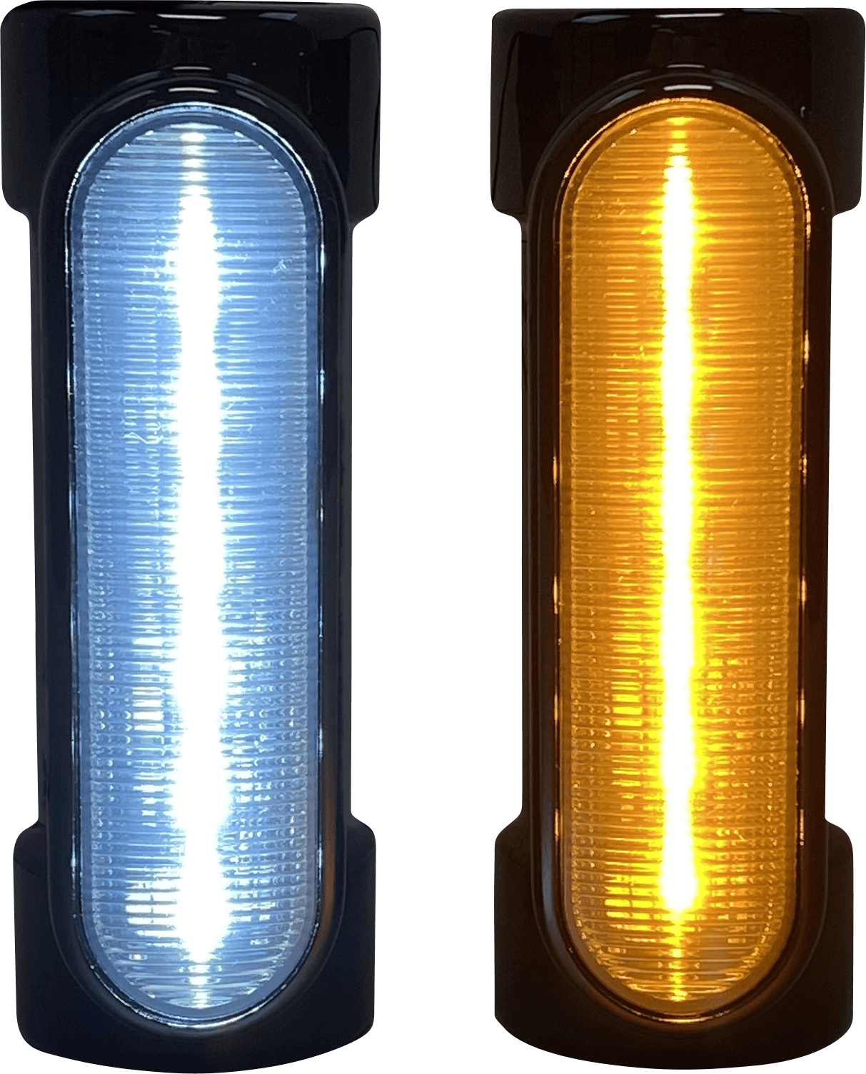 CUSTOM DYNAMICS 2040-2529 Engine Guard Light - Black - '97-'13 FLH