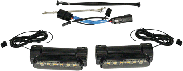 CUSTOM DYNAMICS 2040-2531 Engine Guard Light - Black - '10-'13 FLHX — image 2 of 2