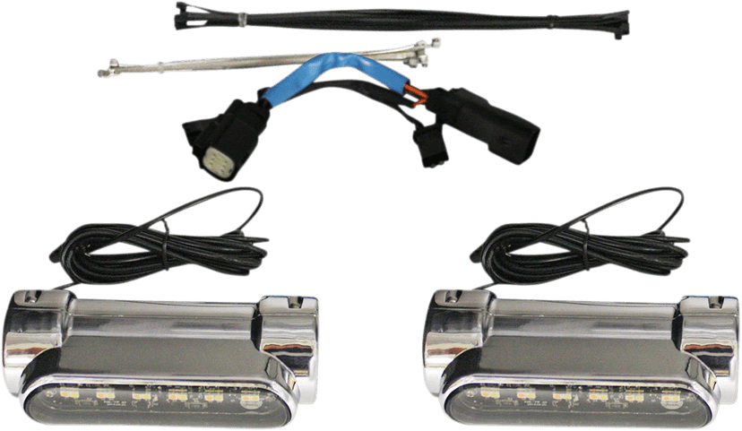 CUSTOM DYNAMICS 2040-2532 Engine Guard Light - Chrome - '10-'13 FLHX — image 2 of 2