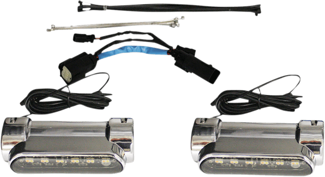 CUSTOM DYNAMICS 2040-2534 Engine Guard Light - Chrome - '09-'13 CVO — image 2 of 2
