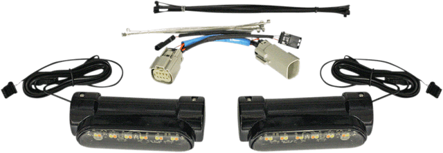 CUSTOM DYNAMICS 2040-2535 Engine Guard Light - Black - Trike — image 2 of 2