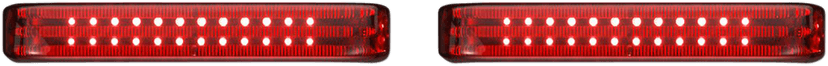 CUSTOM DYNAMICS 2040-2571 Saddlebag LED Lights - Sequential - Black/Red — image 1 of 3