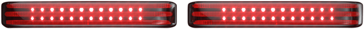 CUSTOM DYNAMICS 2040-2576 Saddlebag LED Lights - Sequential - Black/Smoke