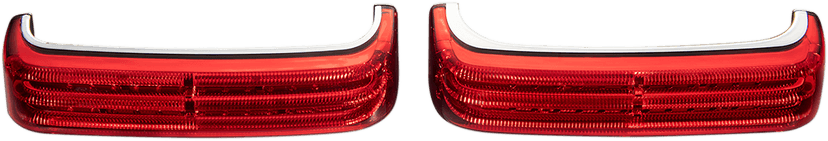 CUSTOM DYNAMICS 2040-2577 Saddlebag LED Lights - Sequential - Chrome/Red — image 2 of 3