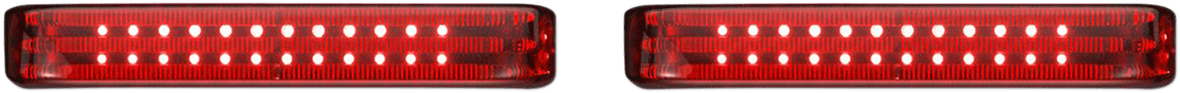 CUSTOM DYNAMICS 2040-2579 Saddlebag LED Lights - Sequential - Black/Red