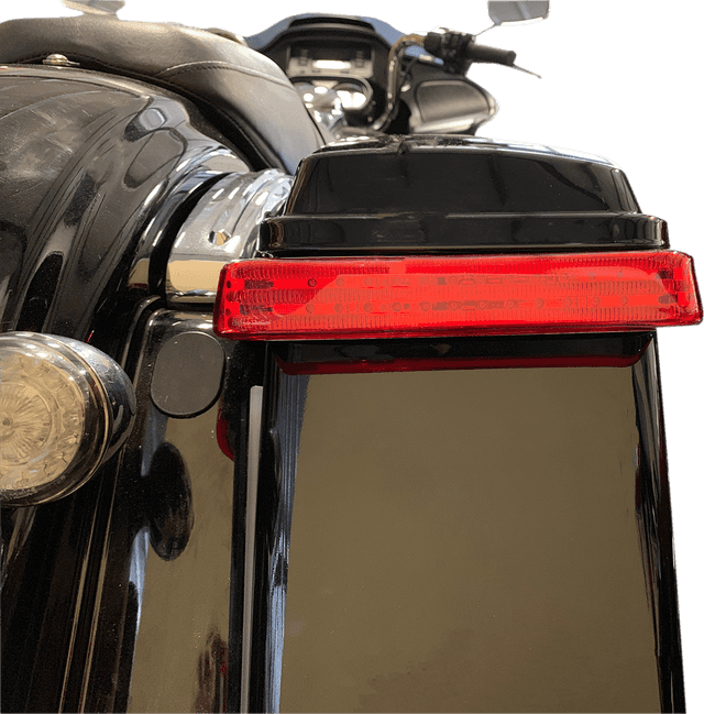 CUSTOM DYNAMICS 2040-2581 Saddlebag LED Lights - Sequential - Chrome/Red — image 2 of 3