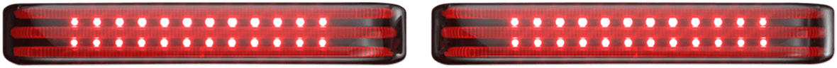 CUSTOM DYNAMICS 2040-2582 Saddlebag LED Lights - Sequential - Chrome/Smoke
