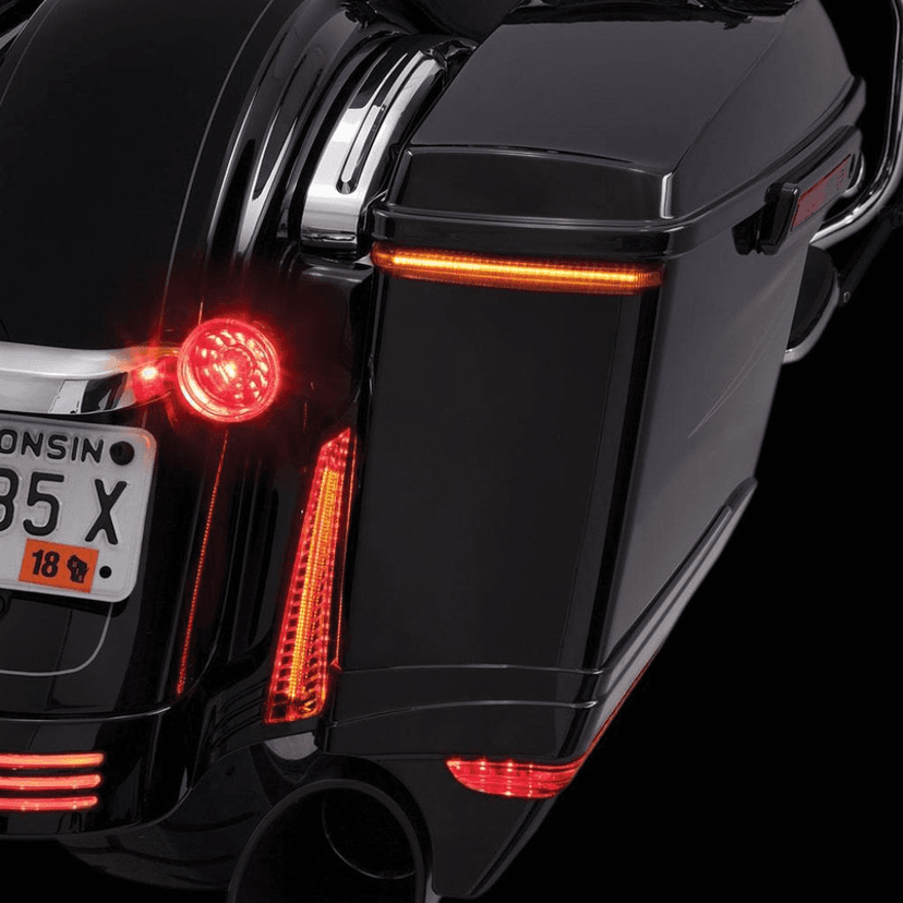 CIRO 2040-2587 Bag Blades® - Red Turn Signals - Smoke Lens — image 3 of 3
