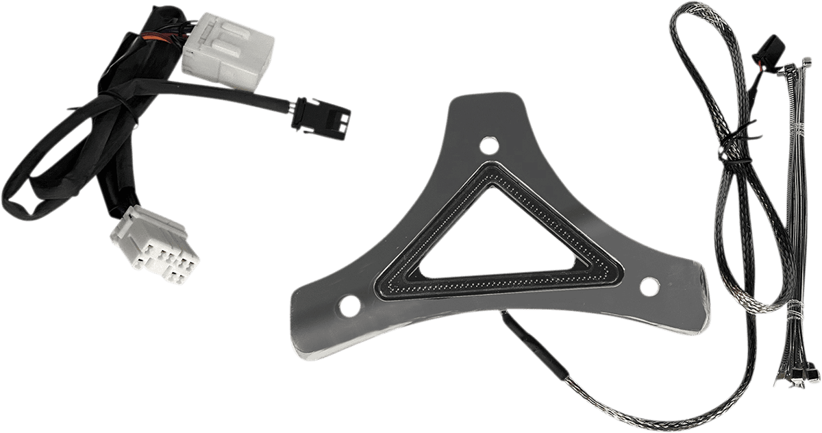 CUSTOM DYNAMICS 2040-2608 LED Backrest Light - Run/Brake - Chrome