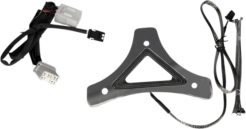 CUSTOM DYNAMICS 2040-2608 LED Backrest Light - Run/Brake - Chrome — image 1 of 2