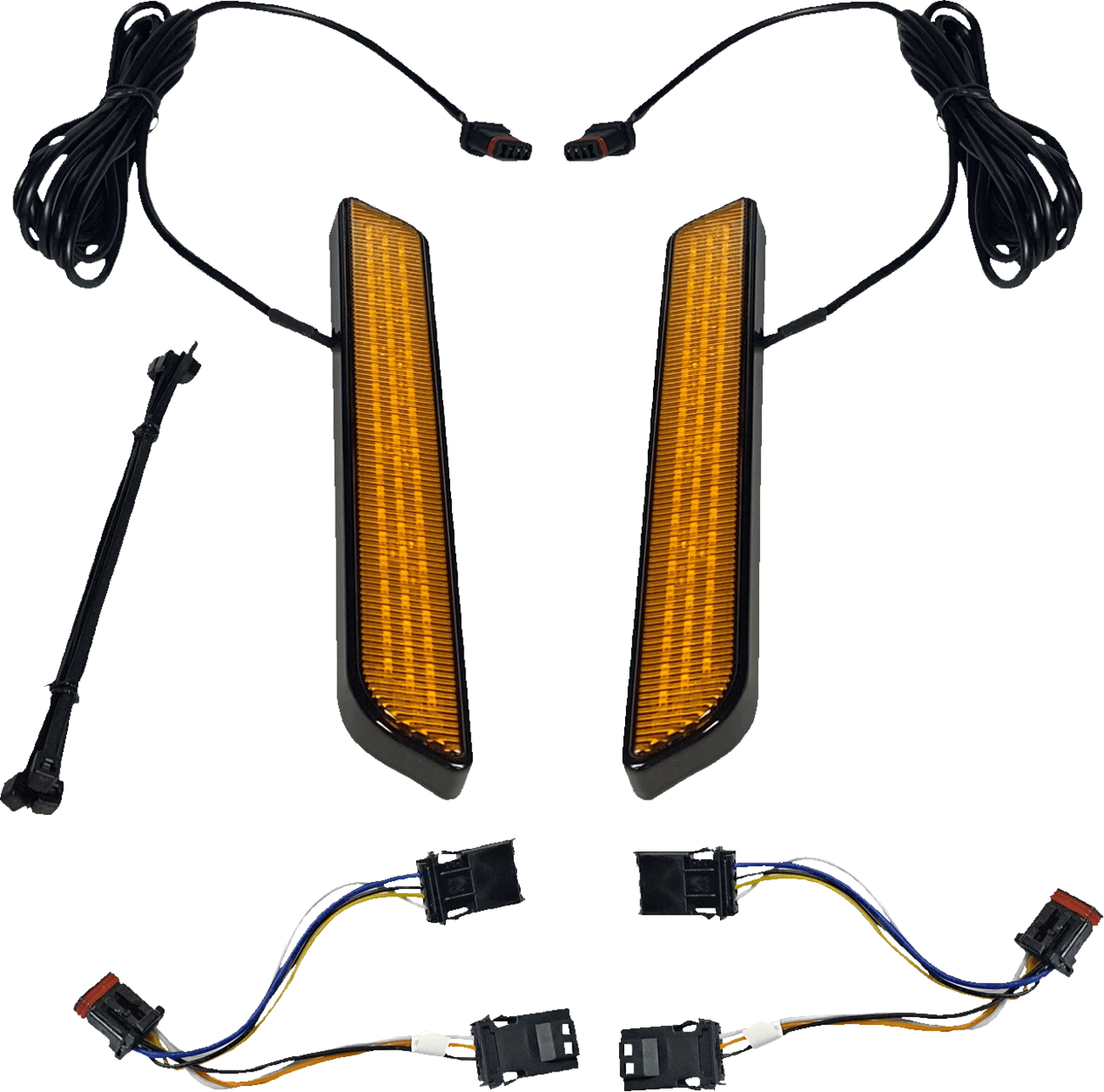 CUSTOM DYNAMICS 2040-2647 LED Fork Light - Amber - Black