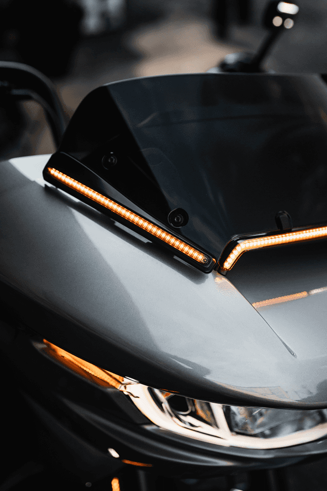 CUSTOM DYNAMICS 2040-2647 LED Fork Light - Amber - Black — image 5 of 6