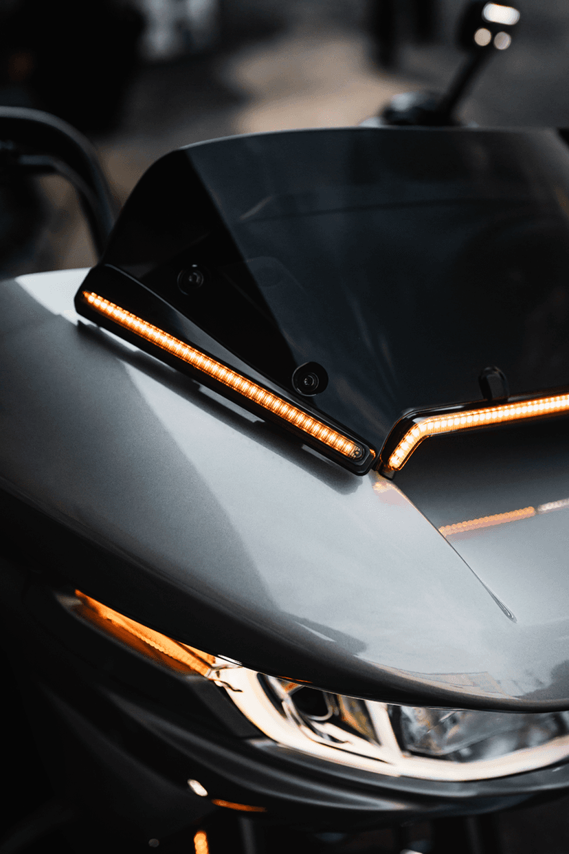 CUSTOM DYNAMICS 2040-2647 LED Fork Light - Amber - Black — image 5 of 6