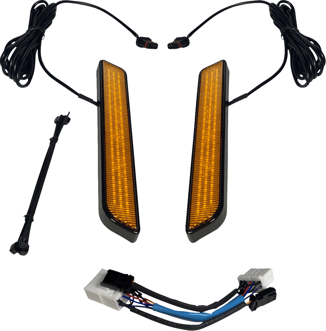 CUSTOM DYNAMICS 2040-2651 LED Fork Light - Amber - Black