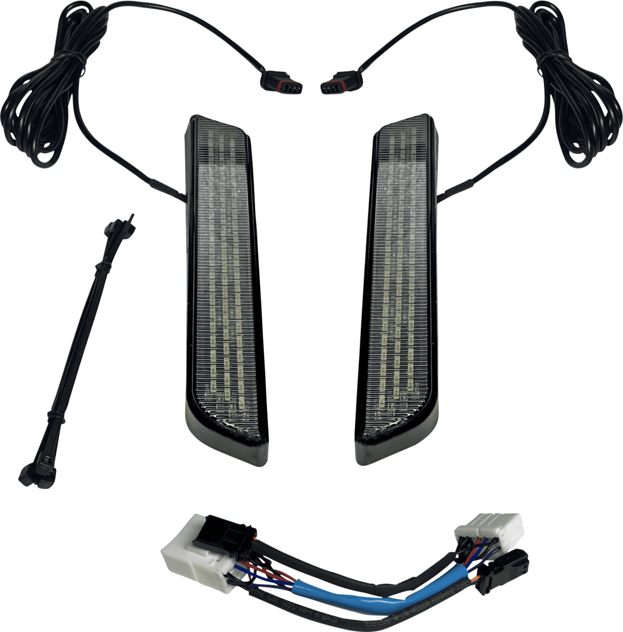 CUSTOM DYNAMICS 2040-2653 LED Fork Light - Smoke - Black
