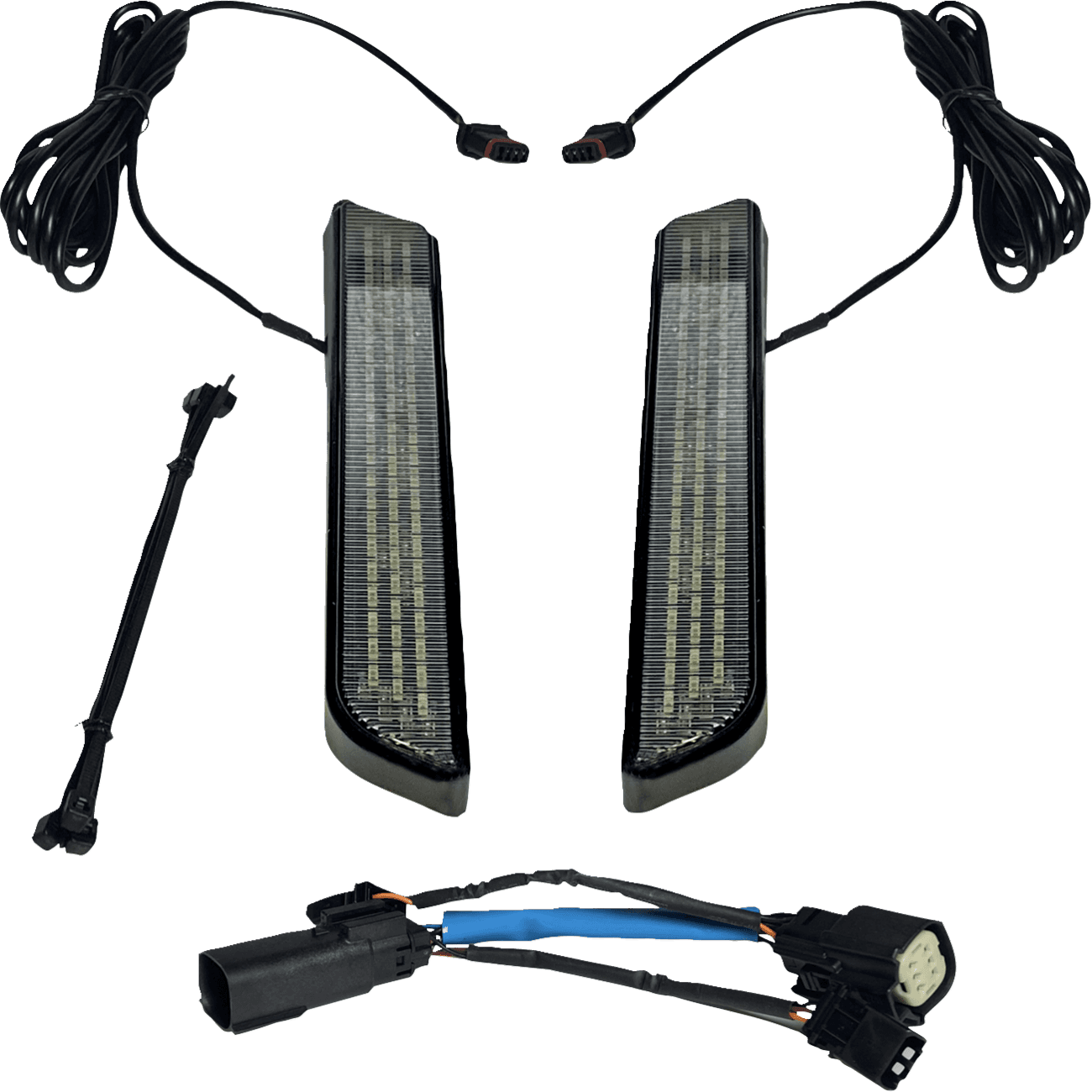 CUSTOM DYNAMICS 2040-2657 LED Fork Light - Smoke - Black