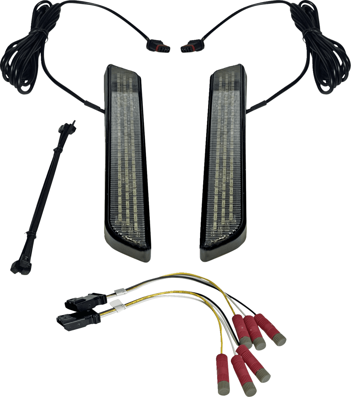 CUSTOM DYNAMICS 2040-2665 LED Fork Light - Smoke - Black