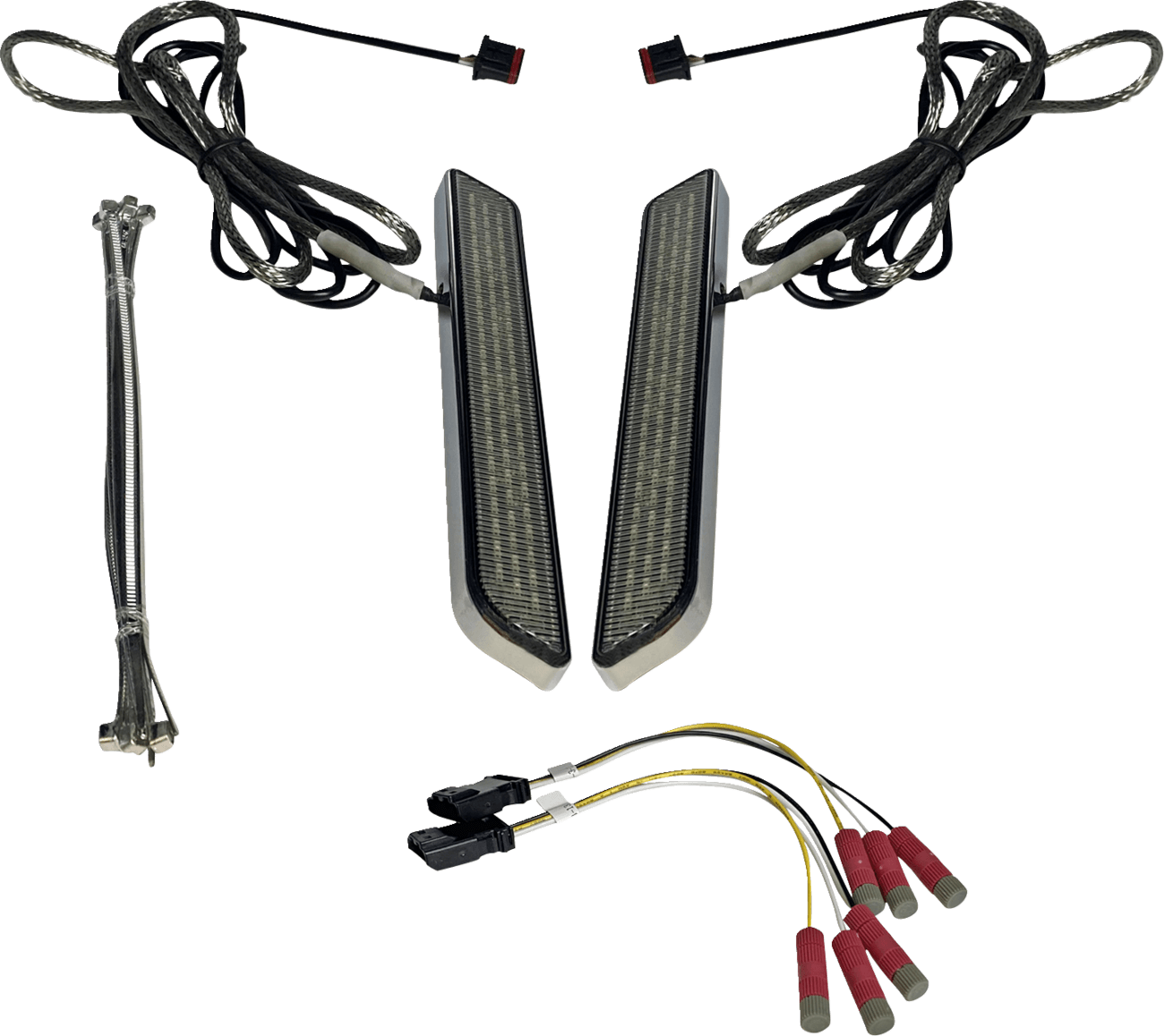 CUSTOM DYNAMICS 2040-2666 LED Fork Light - Smoke - Chrome