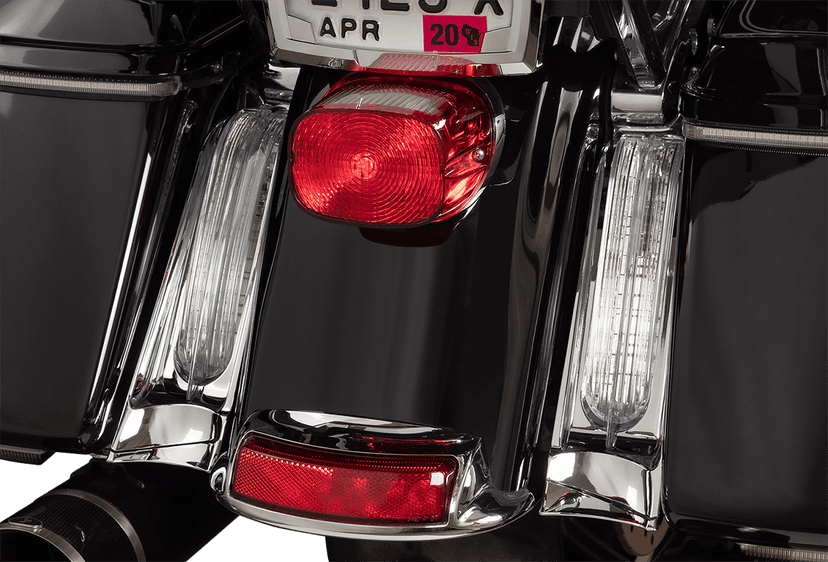 CIRO 2040-2670 Filler Panel Light - Clear Lens - Red LEDs - Chrome — image 3 of 3