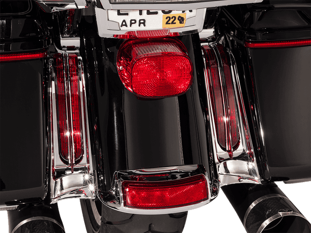 CIRO 2040-2675 Filler Panel Light - Red Lens - Red LEDs - Chrome