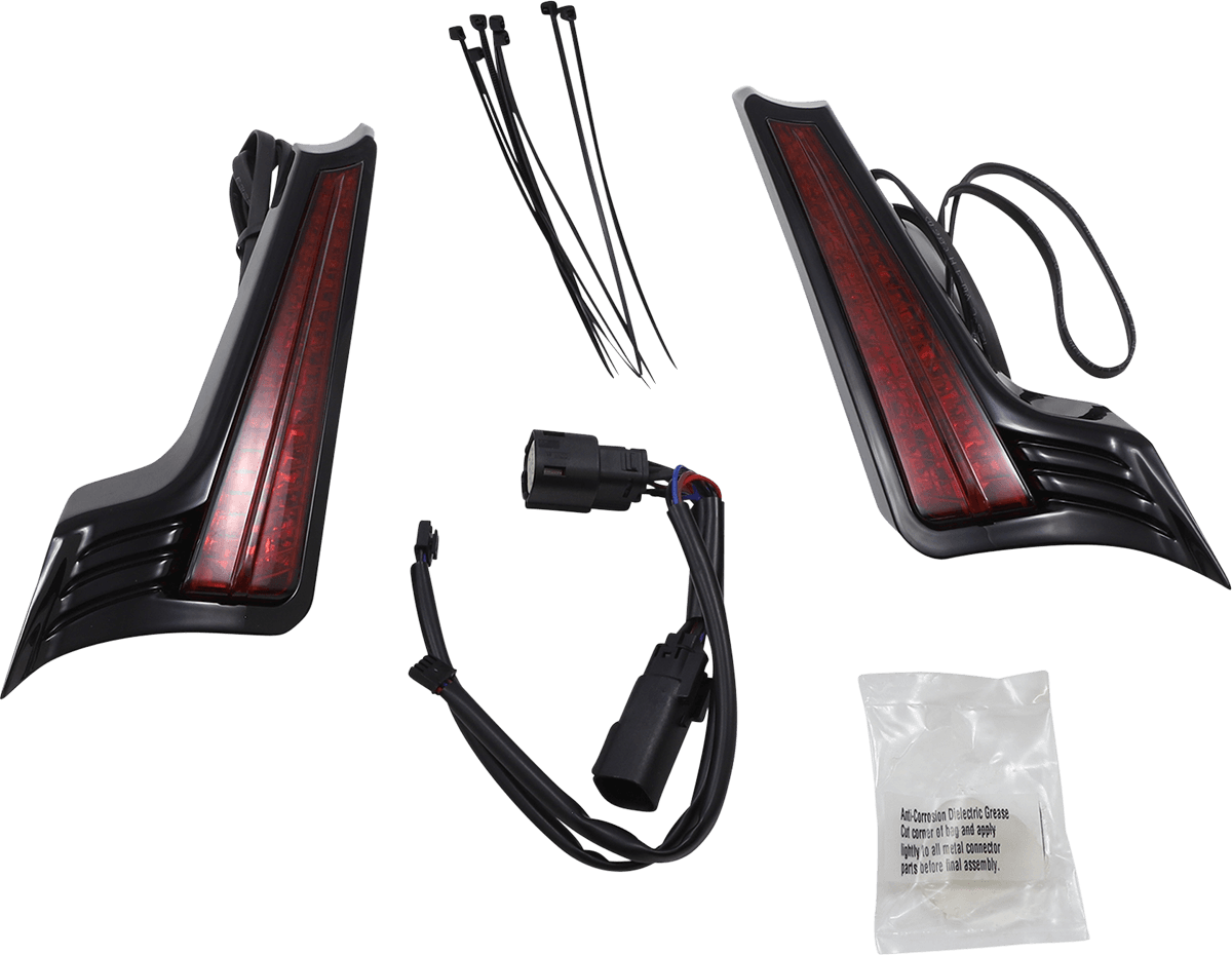 CIRO 2040-2681 Filler Panel Light - Red Lens - Red LEDs - Black