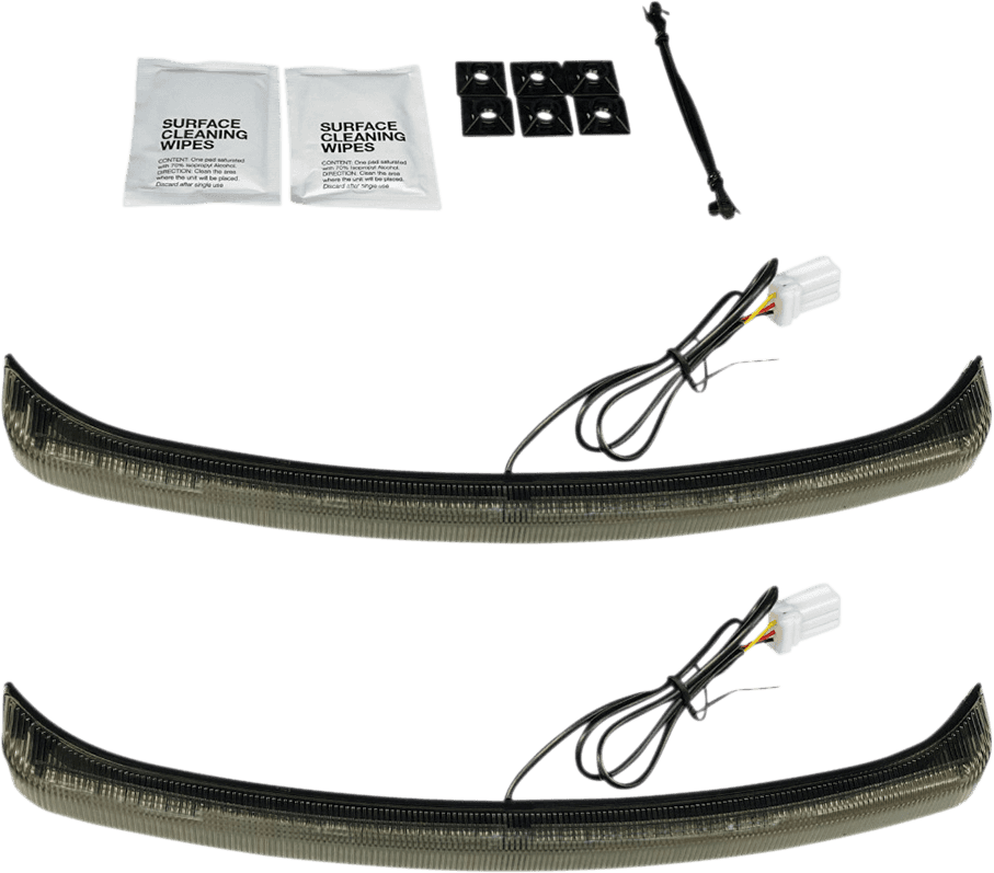 CUSTOM DYNAMICS 2040-2698 LED Fender LIght - Smoke Lens - Tri Glide
