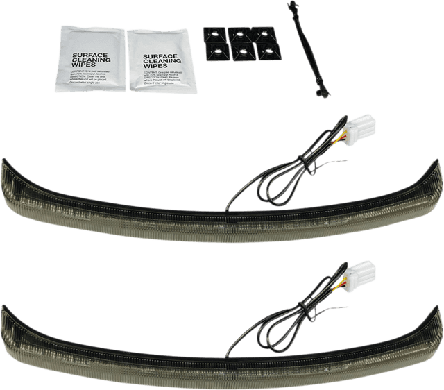CUSTOM DYNAMICS 2040-2698 LED Fender LIght - Smoke Lens - Tri Glide — image 1 of 3