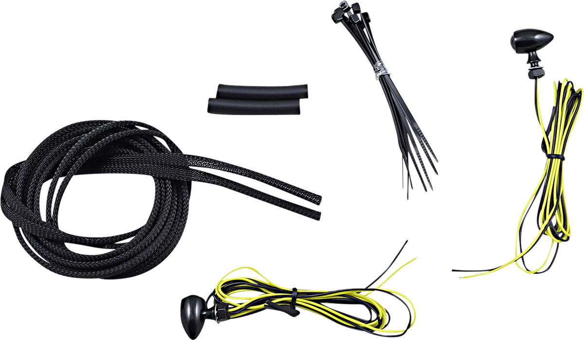 CUSTOM DYNAMICS 2040-2711 Micro Turn Signals - Amber - Black
