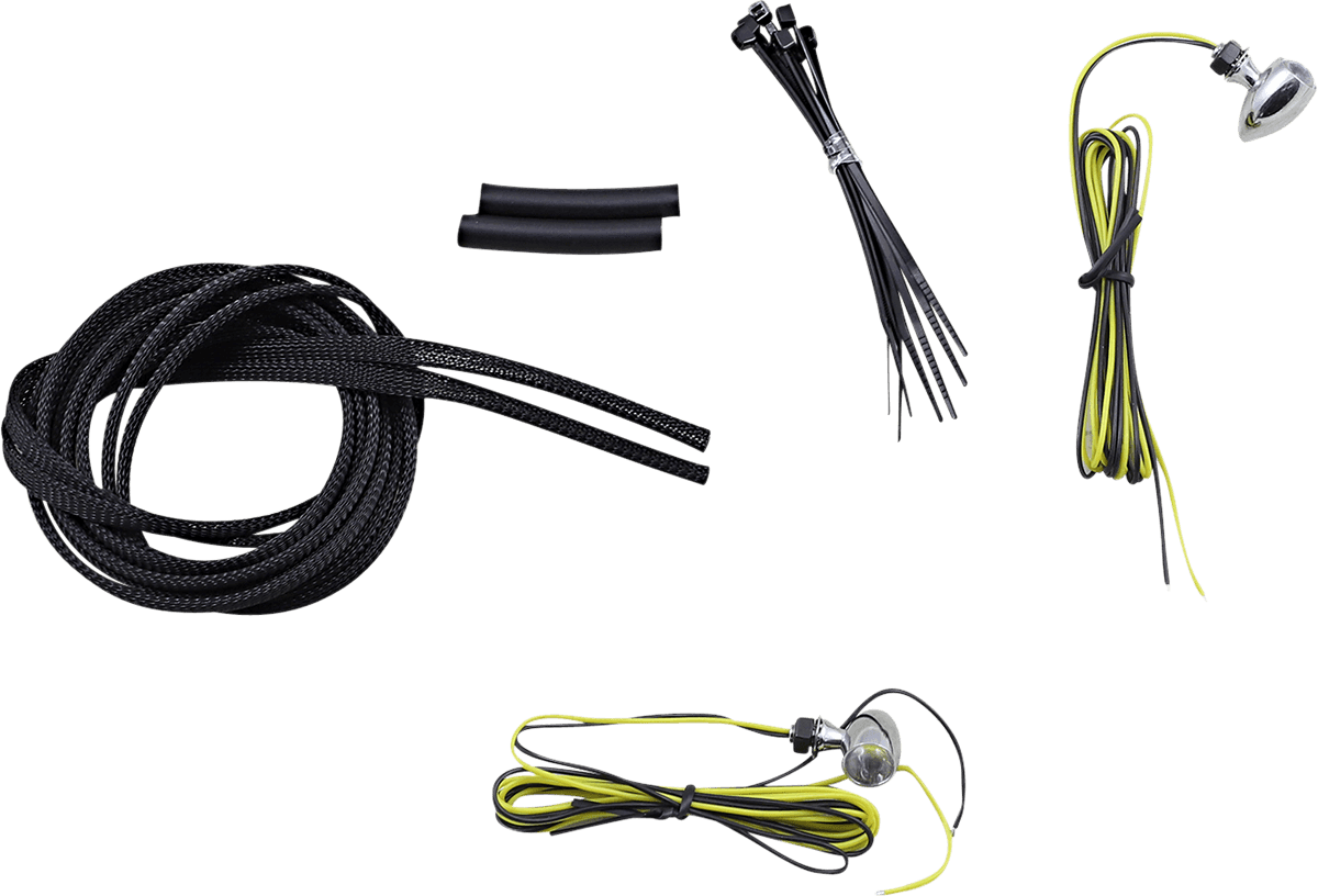 CUSTOM DYNAMICS 2040-2712 Micro Turn Signals - Amber -Chrome